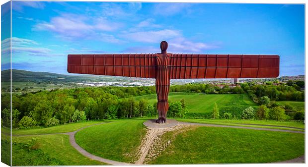 Angel of the north Canvas Print by Kevin Tate