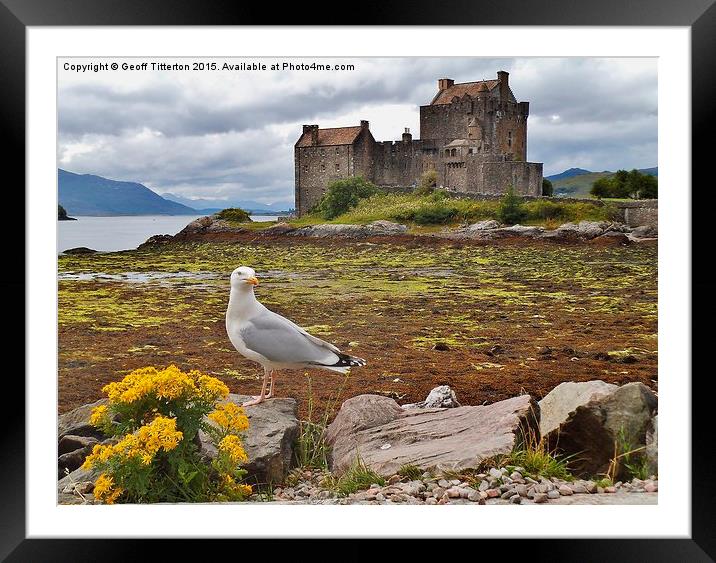  Eilean Donan Castle, SCOTLAND Framed Mounted Print by Geoff Titterton