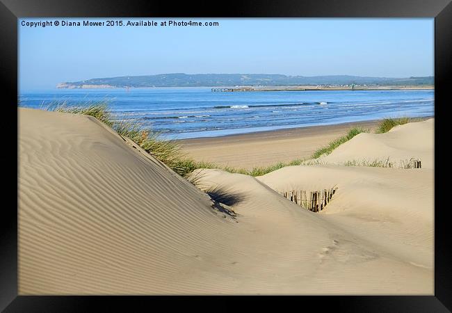  Camber Sands Framed Print by Diana Mower