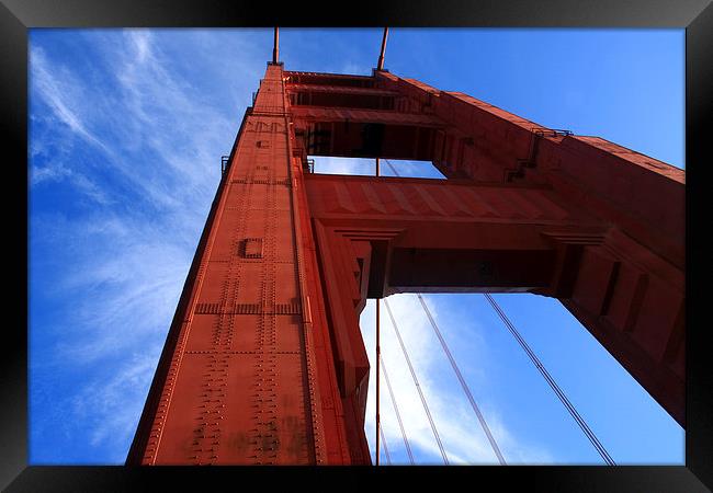  Golden Gate Tower  Framed Print by Aidan Moran