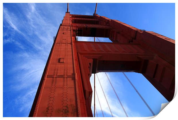  Golden Gate Tower  Print by Aidan Moran