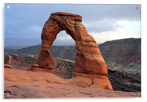  Delicate Arch Arches National Park Utah  Acrylic by Aidan Moran