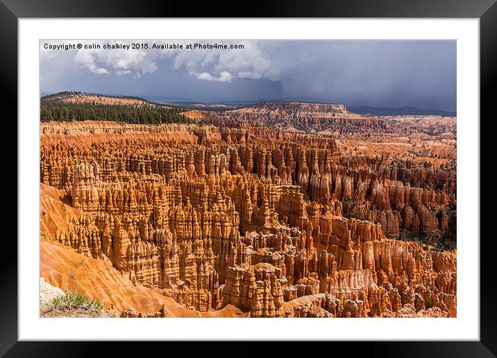  Bryce Canyon National Park Framed Mounted Print by colin chalkley