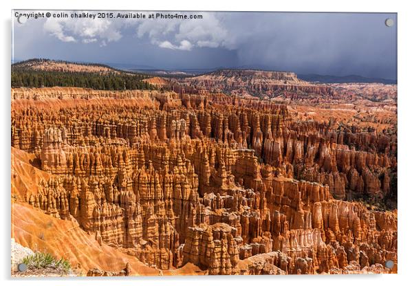  Bryce Canyon National Park Acrylic by colin chalkley