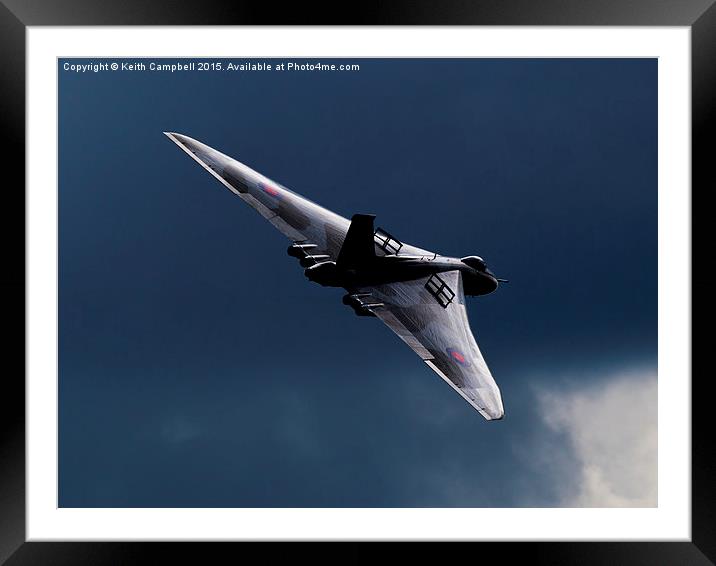 The Delta Lady - XH558 Framed Mounted Print by Keith Campbell