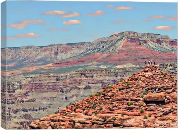  Grand Canyon Guano Point Canvas Print by Andy Smith