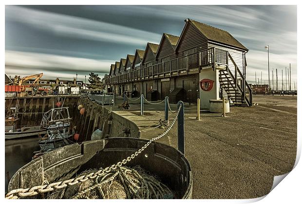  Whitstable Oysters  Print by Ian Hufton