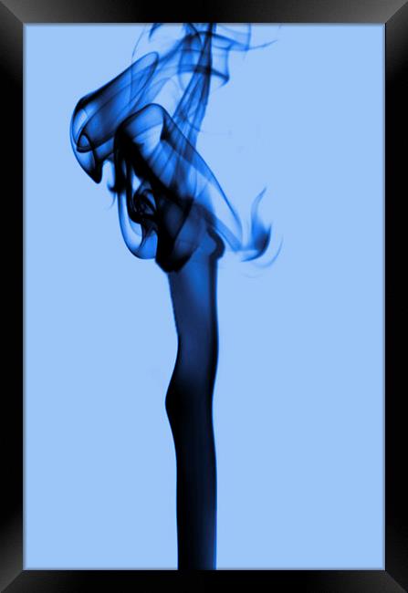  Blue Lady Dancing Framed Print by David Irving