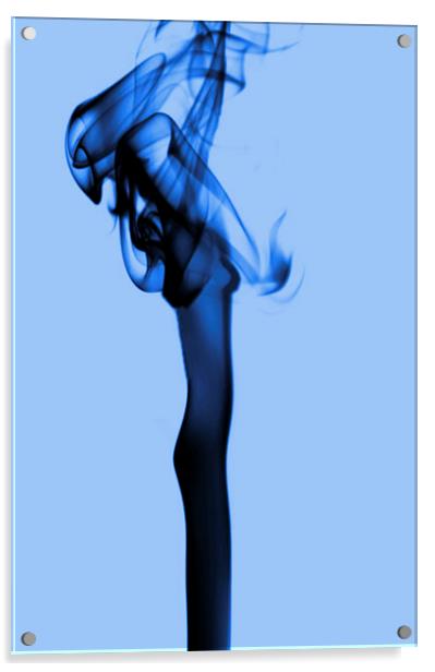  Blue Lady Dancing Acrylic by David Irving