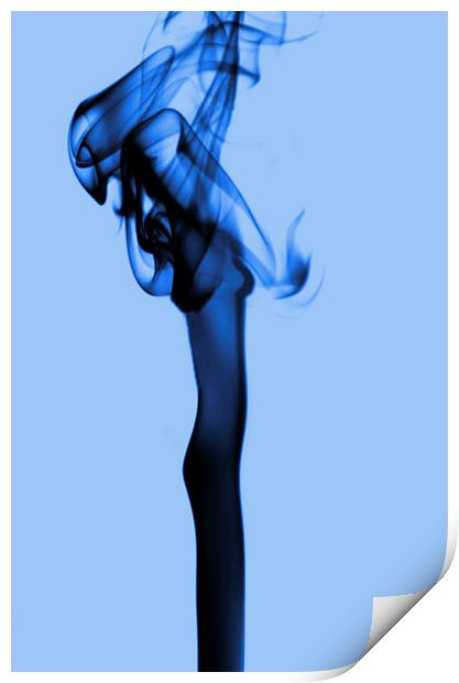  Blue Lady Dancing Print by David Irving