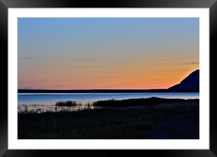 Sunrise at Fish Lake, Oregon Framed Mounted Print by Irina Walker