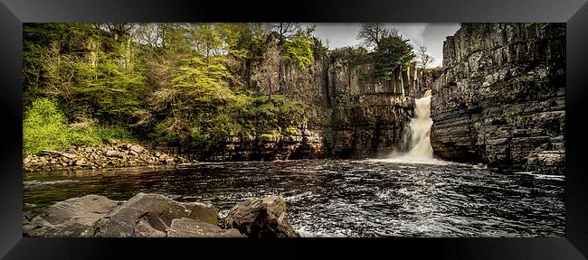 High Force Waterfall Framed Print by Dave Hudspeth Landscape Photography