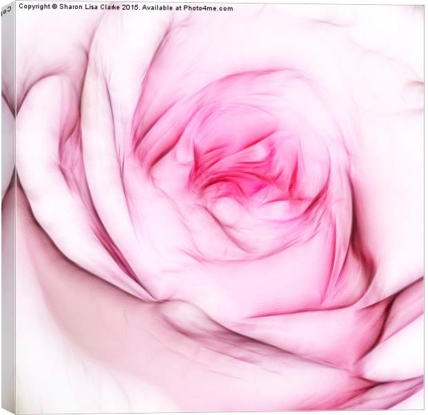  Fresh Rose Canvas Print by Sharon Lisa Clarke