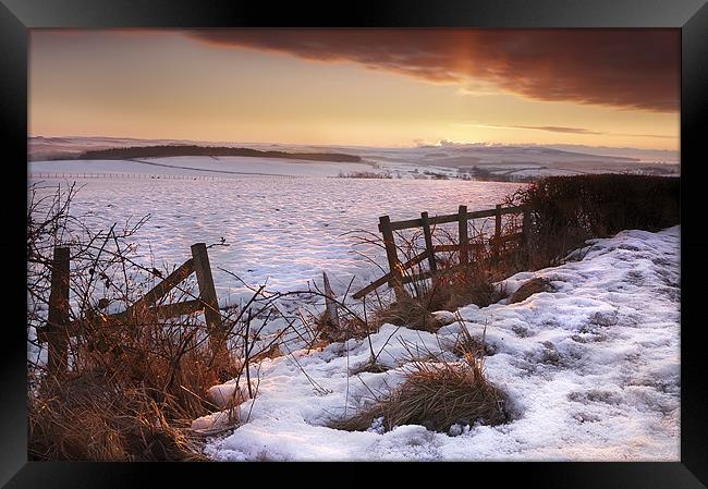 Winter Sunrise Framed Print by John Boyle