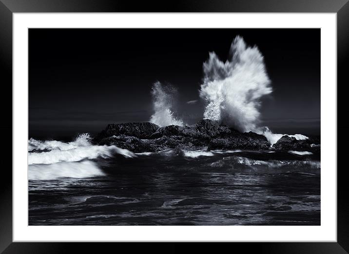 Explosion Framed Mounted Print by Mike Dawson