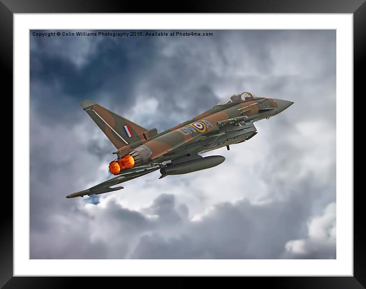The Battle Of Britain Typhoon  Framed Mounted Print by Colin Williams Photography
