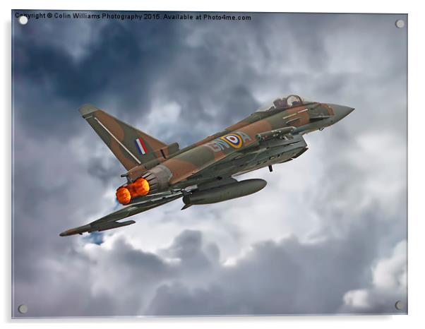 The Battle Of Britain Typhoon  Acrylic by Colin Williams Photography