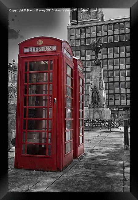  Phonebox Framed Print by David Pacey