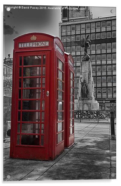  Phonebox Acrylic by David Pacey