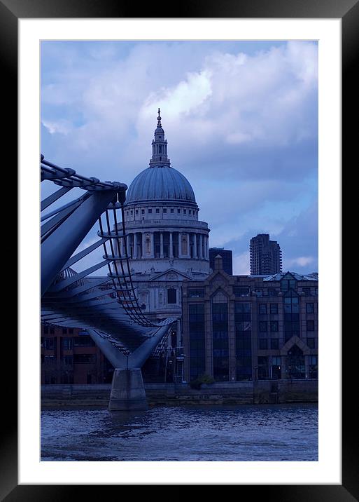  ST.PAUL'S CATHEDRAL  Framed Mounted Print by radoslav rundic
