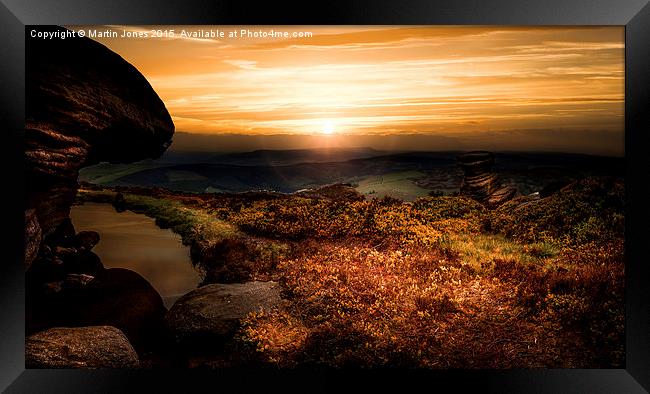  Sundown over Kinder Framed Print by K7 Photography