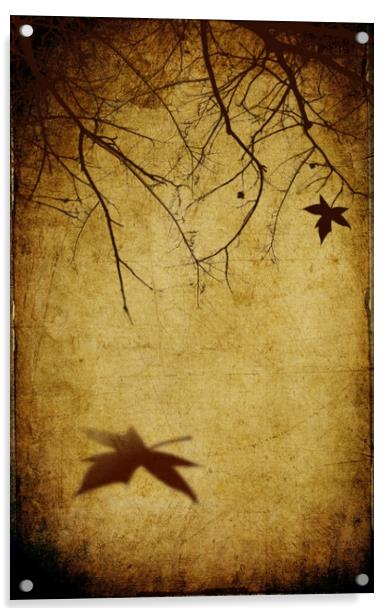  Sad Autumn Acrylic by Svetlana Sewell