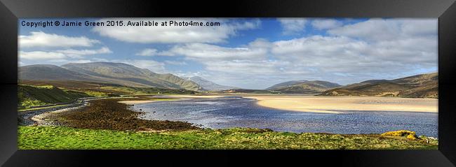  Kyle Of Durness Framed Print by Jamie Green