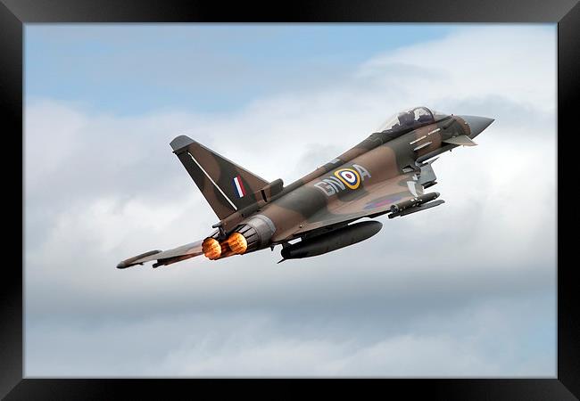 RAF Typhoon Display Framed Print by J Biggadike