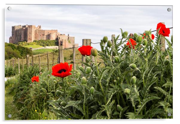  Bamburgh Castle Acrylic by Northeast Images