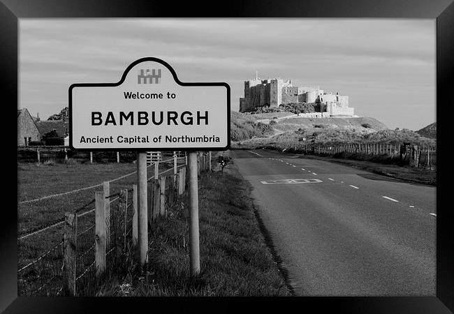  Bamburgh Castle Framed Print by Northeast Images