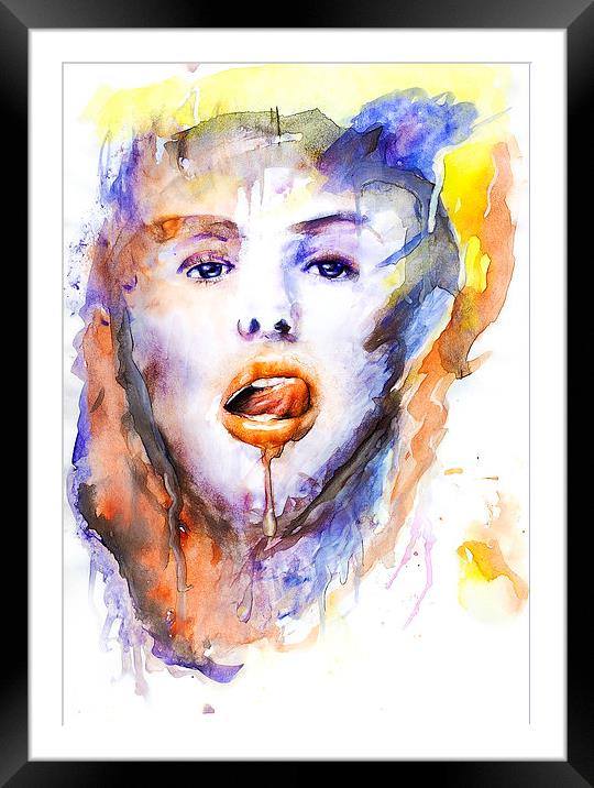  watercolor Framed Mounted Print by Silvio Schoisswohl