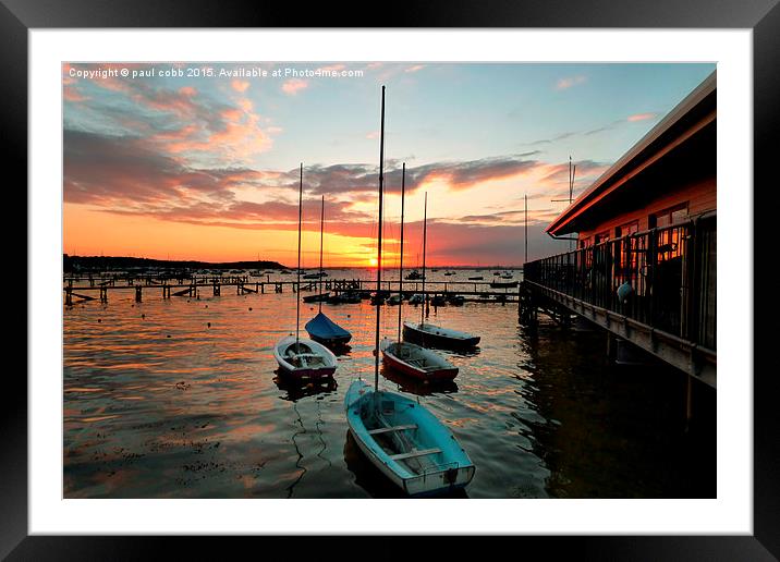  North haven. Framed Mounted Print by paul cobb