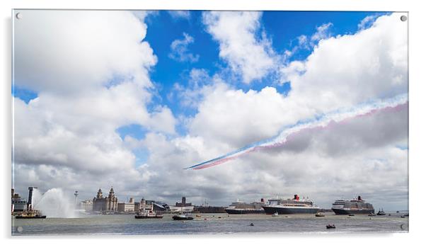  Red Arrows flypast Acrylic by Jason Wells