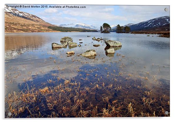  Loch Ossian Acrylic by David Morton