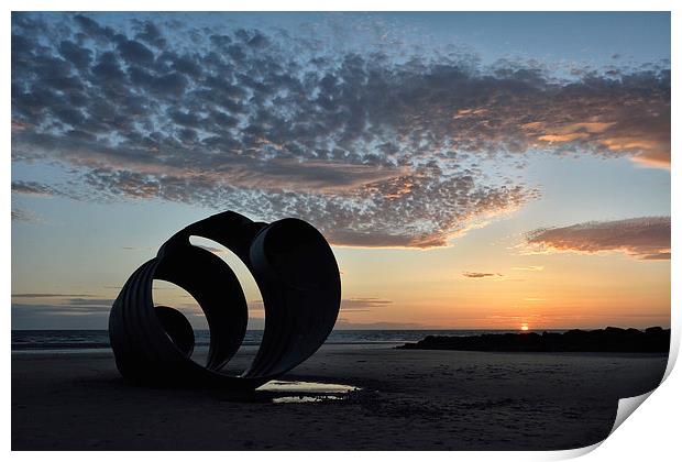  Sunset Shell Print by Gary Kenyon