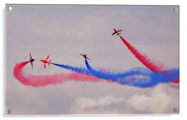  The red arrows 2015 break Acrylic by Andy Stringer
