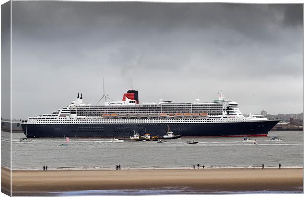  Three Queens vertical triptych. 3 of 3. Queen Mar Canvas Print by Rob Lester