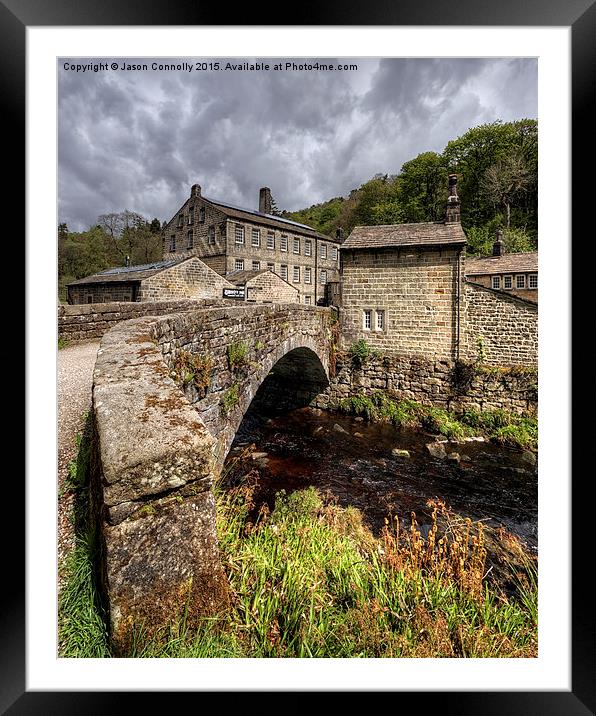  Gibson Mill, Hebden Bridge, Calderdale Framed Mounted Print by Jason Connolly