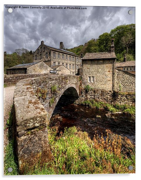  Gibson Mill, Hebden Bridge, Calderdale Acrylic by Jason Connolly