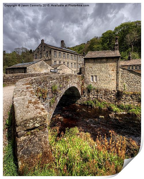  Gibson Mill, Hebden Bridge, Calderdale Print by Jason Connolly