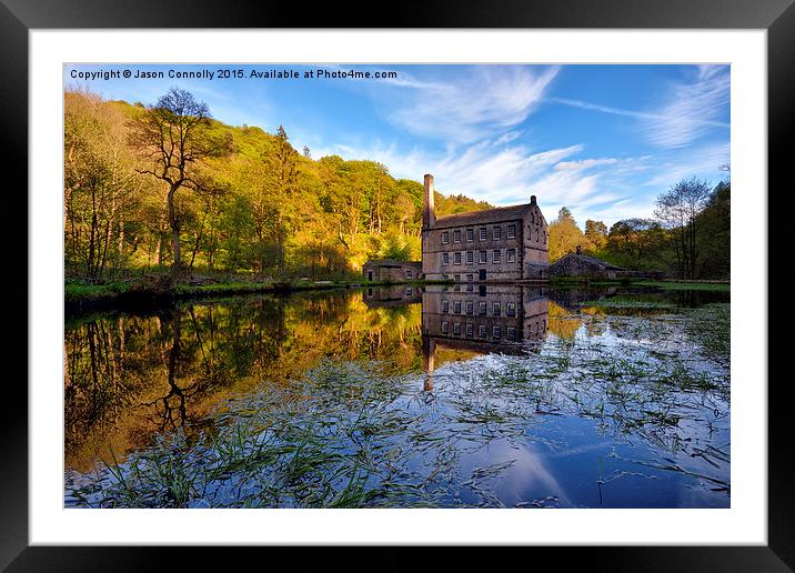  Gibson Mill, Hardcastle Crags, Hebden Bridge Framed Mounted Print by Jason Connolly