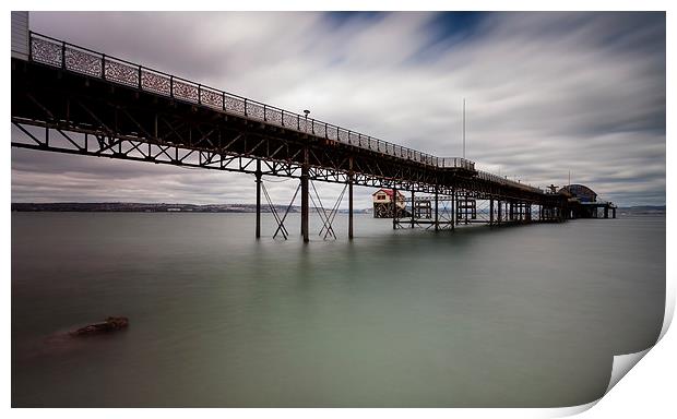  Mumbles pier and lifeboat station Print by Leighton Collins