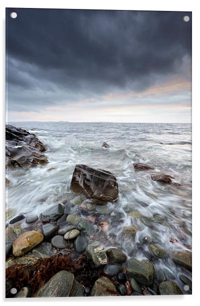  Kintyre Seascape Acrylic by Grant Glendinning