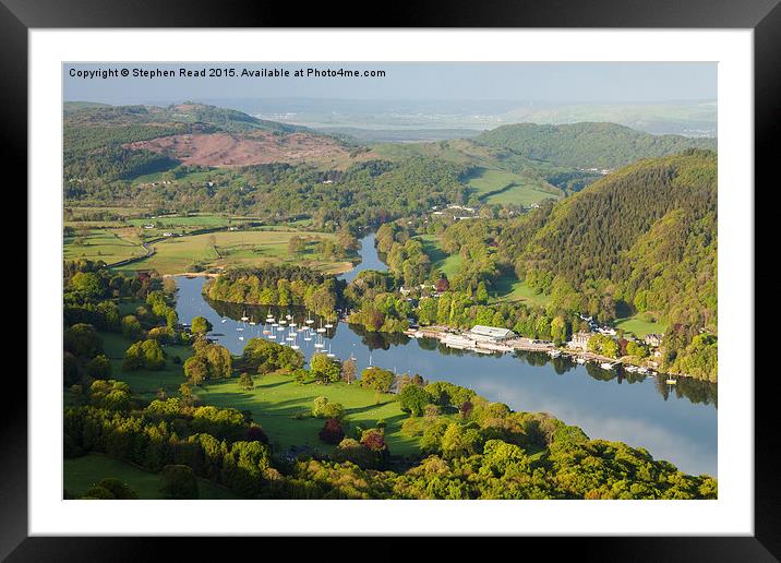 Windermere from Gummers How Framed Mounted Print by Stephen Read