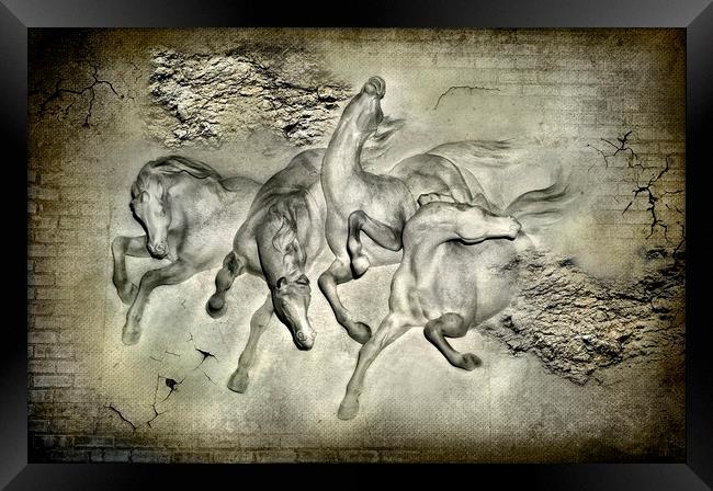  Horses Framed Print by Svetlana Sewell