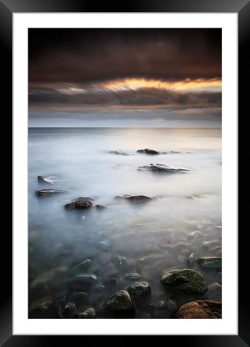  Kintyre Sunset Framed Mounted Print by Grant Glendinning