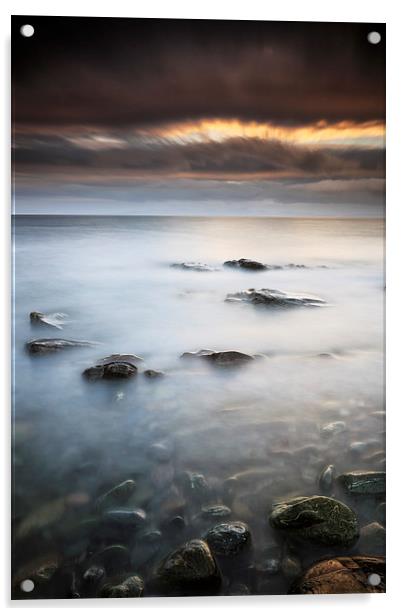  Kintyre Sunset Acrylic by Grant Glendinning