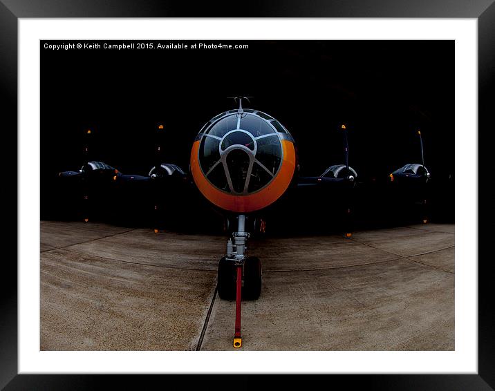  B-29 Superfortress Framed Mounted Print by Keith Campbell