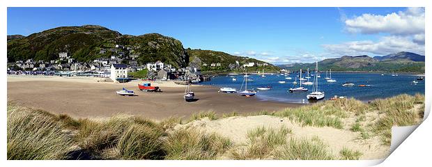 Barmouth Panorama Print by Anthony Michael 