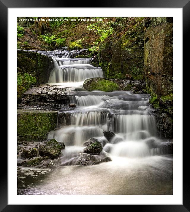  Lumsdale Falls Framed Mounted Print by K7 Photography